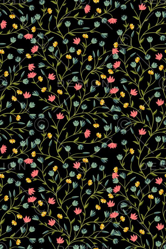 小碎花印花华亿平台图片