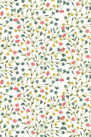 小碎花印花华亿平台图片