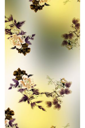 披肩长巾印花华亿平台图片