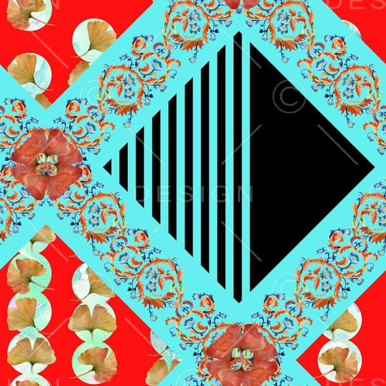 大牌风印花华亿平台图片