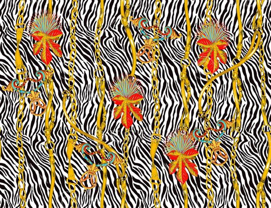 大牌风印花华亿平台图片