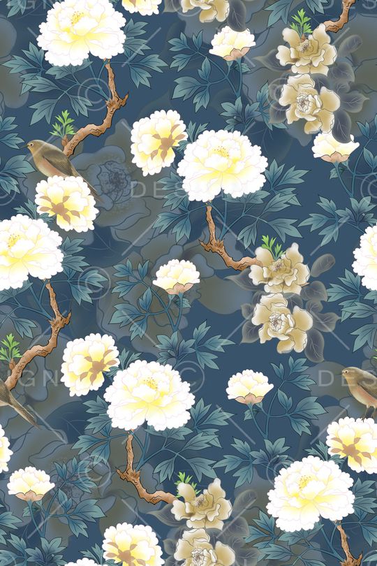 复古印花华亿平台图片