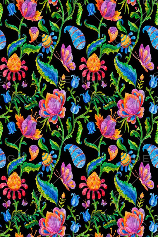 水彩印花华亿平台图片