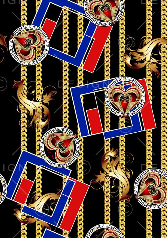 宫廷风印花华亿平台图片