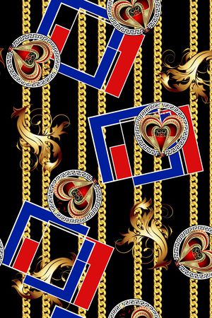 宫廷风印花华亿平台图片