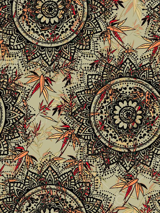 绿植树叶印花华亿平台图片