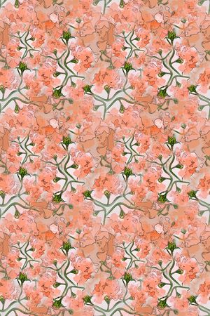 天堂花卉印花华亿平台图片