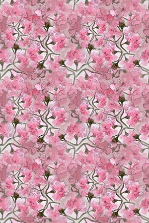 天堂花卉印花华亿平台图片