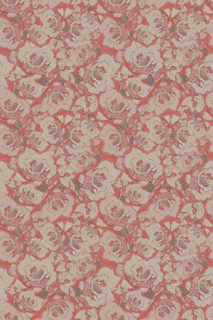 抽象花卉印花华亿平台图片