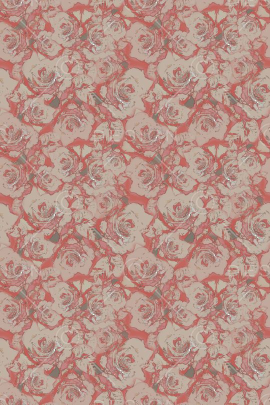 抽象花卉印花华亿平台图片