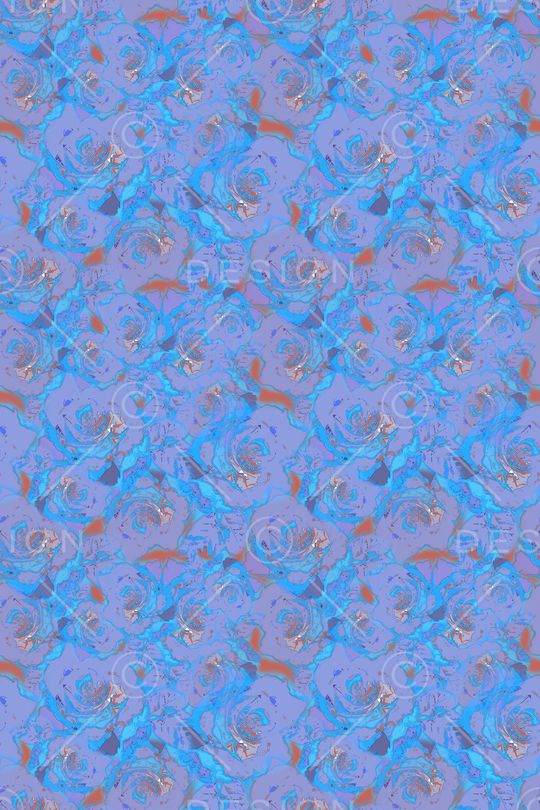 抽象花卉印花华亿平台图片