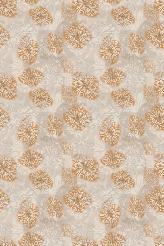 风格化花卉印花华亿平台图片