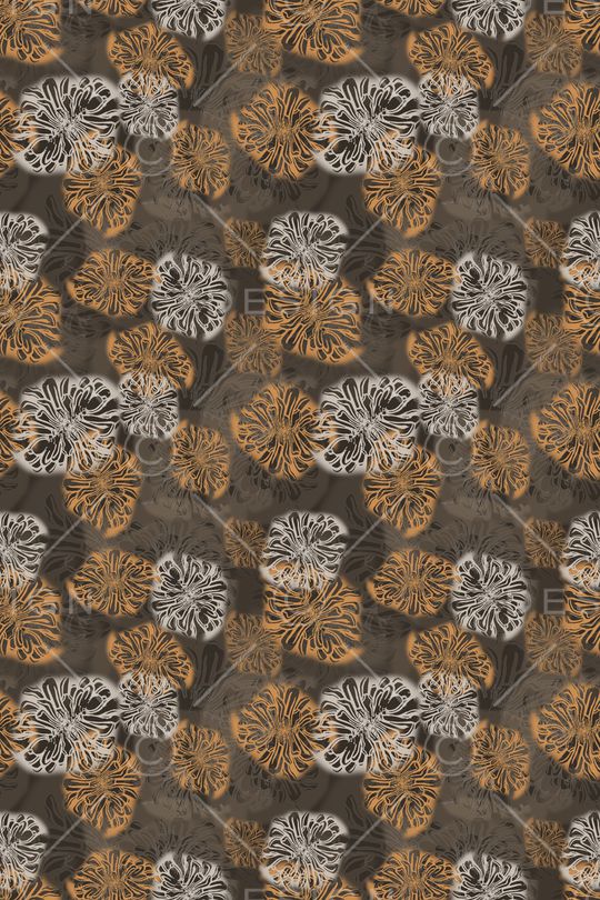 风格化花卉印花华亿平台图片