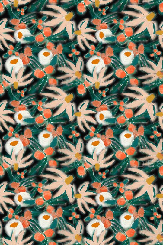 植物印花华亿平台图片