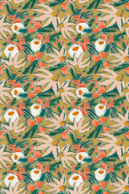 植物印花华亿平台图片