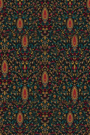 抽象花卉印花华亿平台图片