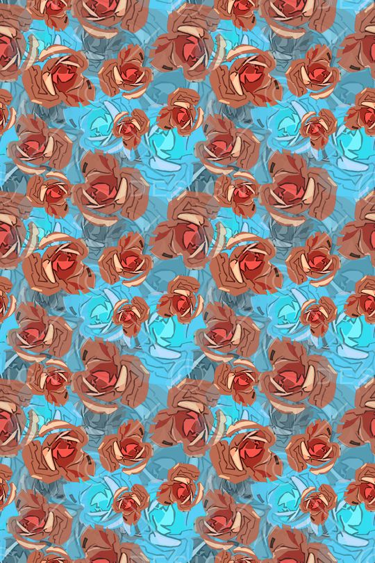 玫瑰花语印花华亿平台图片