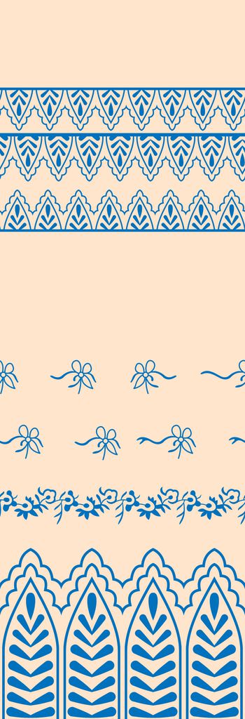 青花瓷印花华亿平台图片
