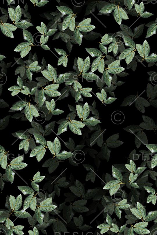 绿植树叶印花华亿平台图片