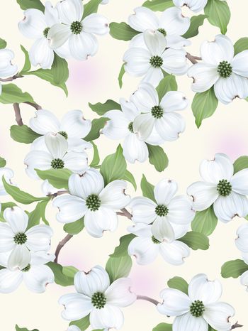 清爽底花卉印花华亿平台图片