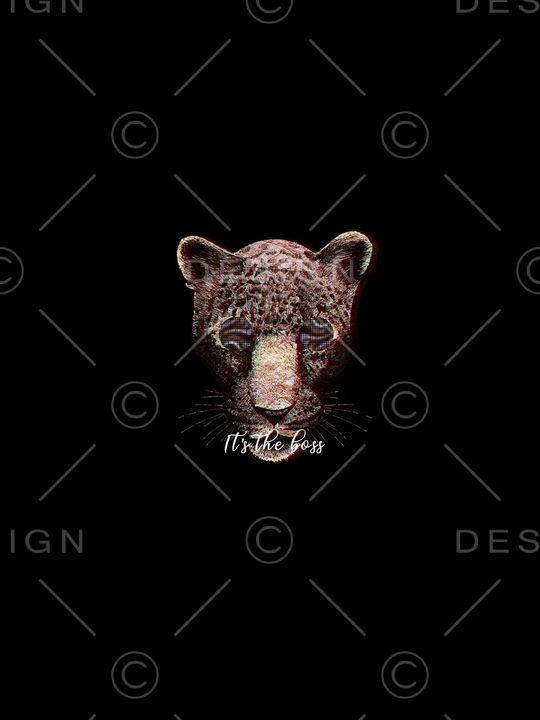 动物头印花华亿平台图片