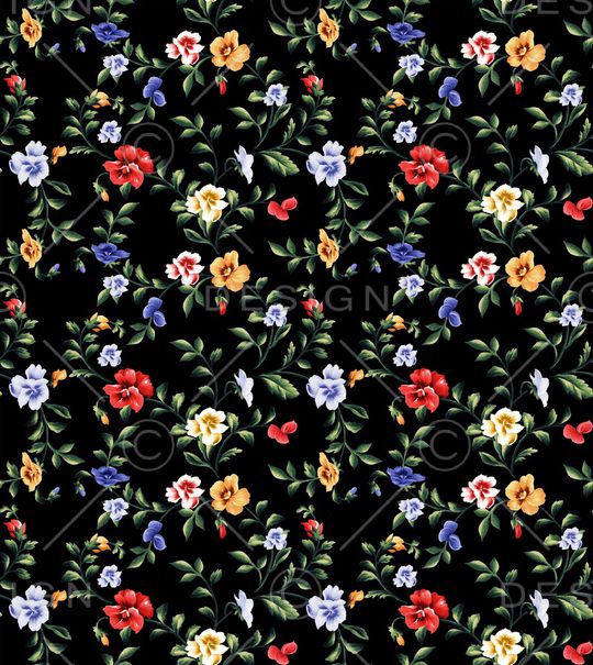 小碎花印花华亿平台图片