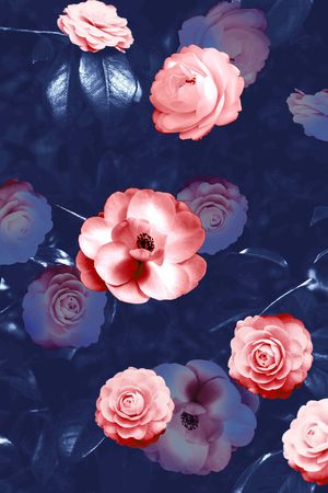 梅花印花华亿平台图片