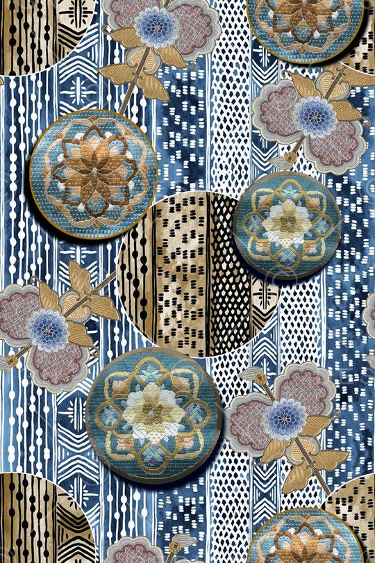 民族风印花华亿平台图片