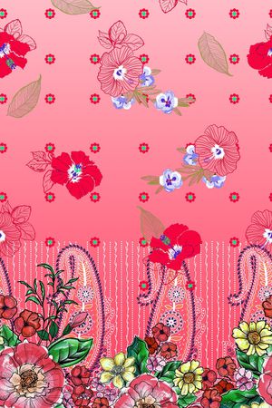 佩斯利印花华亿平台图片