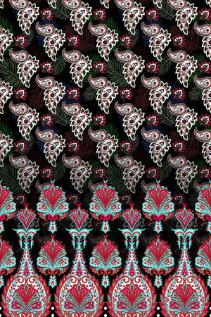 佩斯利印花华亿平台图片