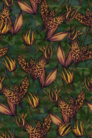 复古印花华亿平台图片