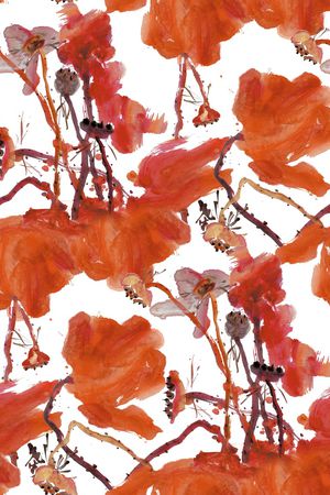 梅花印花华亿平台图片