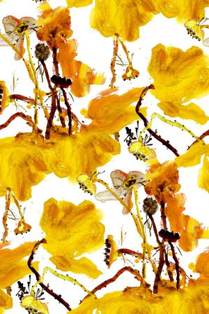 梅花印花华亿平台图片