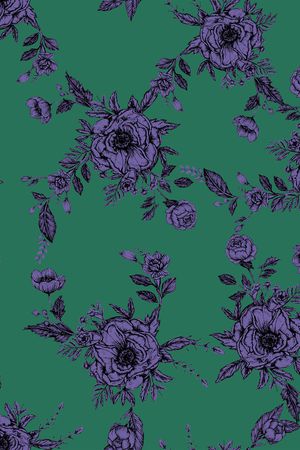 牡丹印花华亿平台图片