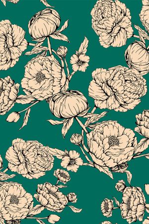 牡丹印花华亿平台图片