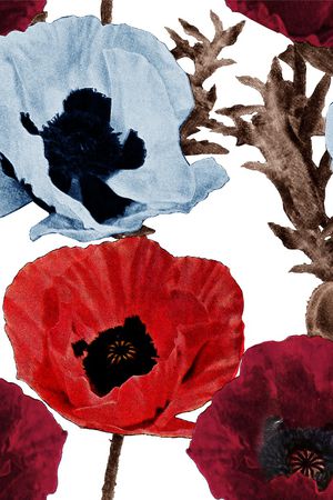 康乃馨印花华亿平台图片