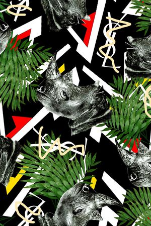 几何印花华亿平台图片