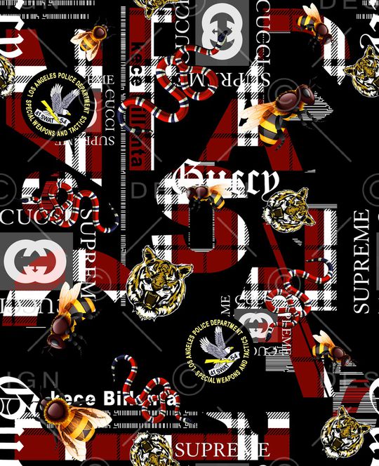 卡通动物印花华亿平台图片