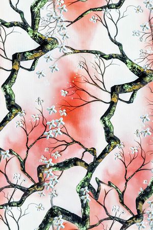 梅花印花华亿平台图片