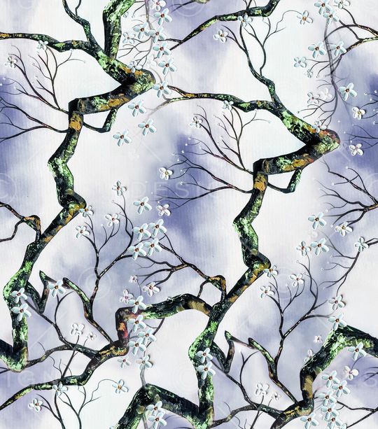 梅花印花华亿平台图片