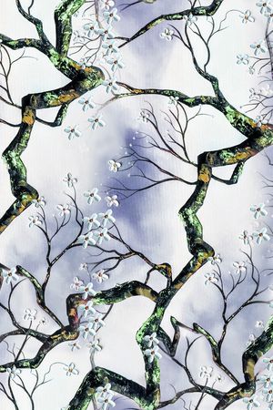 梅花印花华亿平台图片