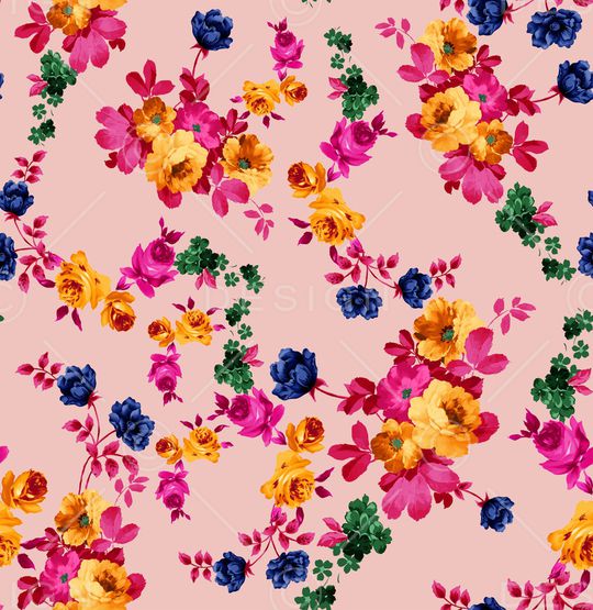 小碎花印花华亿平台图片