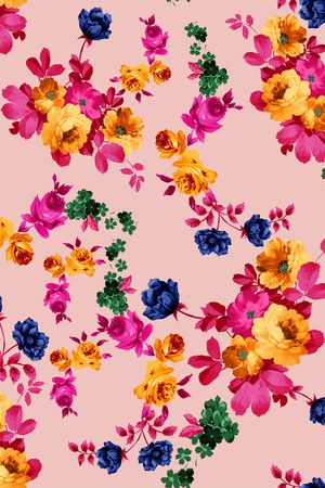 小碎花印花华亿平台图片