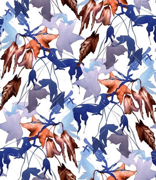 树枝印花华亿平台图片