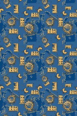 男装休闲花卉印花华亿平台图片