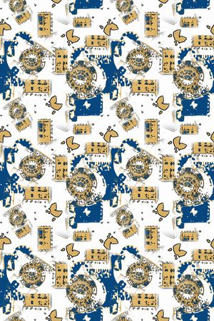 男装休闲花卉印花华亿平台图片