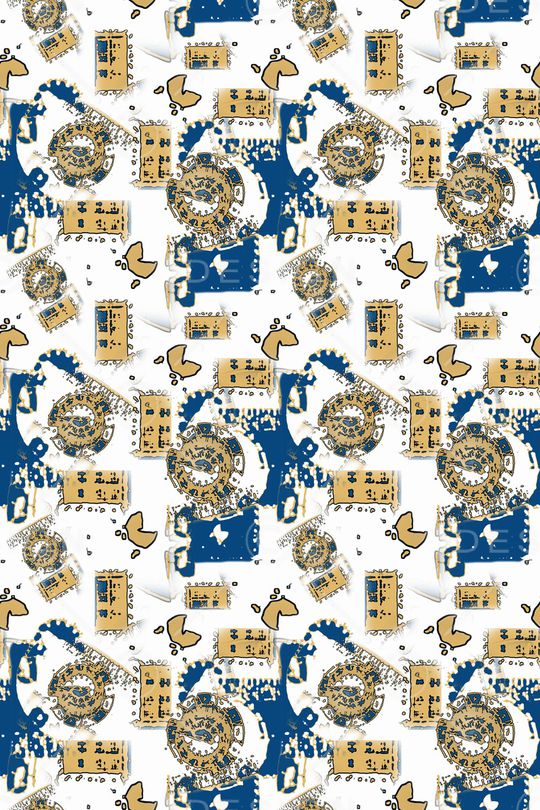 男装休闲花卉印花华亿平台图片