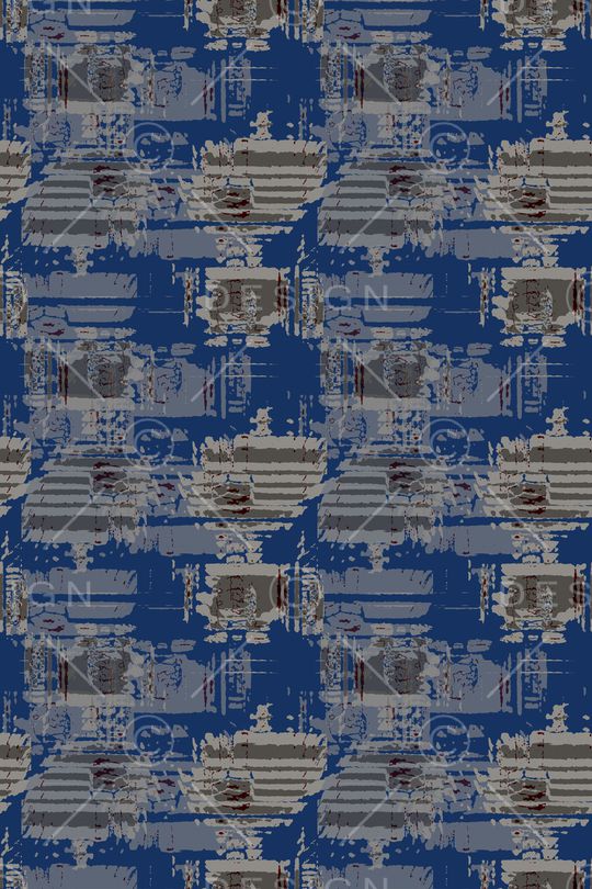 男装休闲花卉印花华亿平台图片