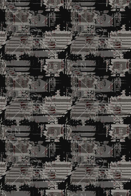 男装休闲花卉印花华亿平台图片