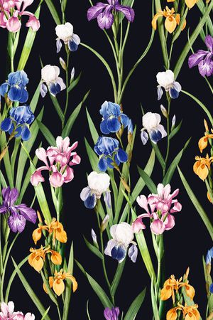 清爽底花卉印花华亿平台图片